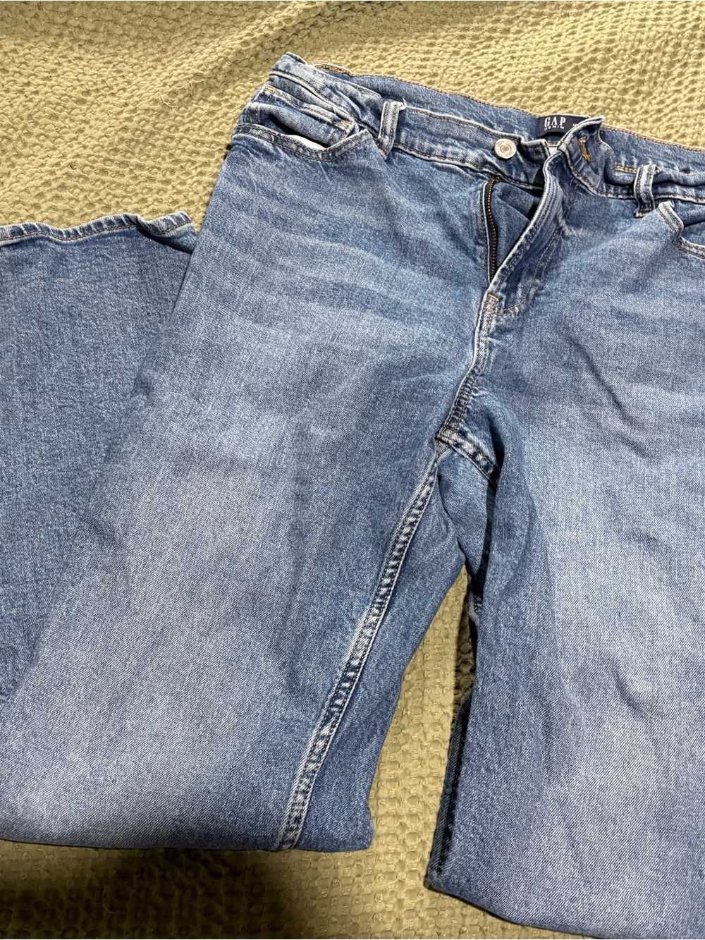 GAP Light Blue Women's Straight-Leg Jeans